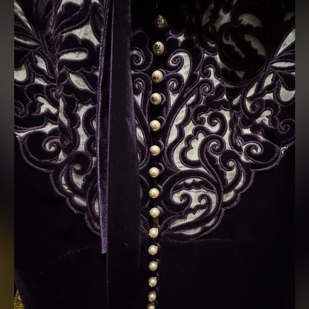 Zimmermann charm nouveau purple velvet dress - Picture 7 of 7